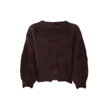 Indlæs billede til gallerivisning BLACK COLOUR Bcbjoerk Frog Knit Cardigan Coffee
