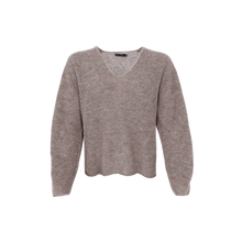 Indlæs billede til gallerivisning BLACK COLOUR Bcdell V-neck Jumper Taupe
