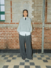 Indlæs billede til gallerivisning MOS MOSH Beth Ottili V-Neck Knit Grey Melange
