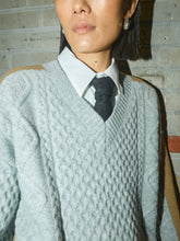 Indlæs billede til gallerivisning MOS MOSH Beth Ottili V-Neck Knit Grey Melange
