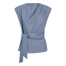 Indlæs billede til gallerivisning CO' COUTURE Tenny Pleat Top Denim Blue
