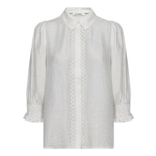 Indlæs billede til gallerivisning CO' COUTURE Tassy Lace SS Shirt White
