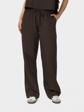 Indlæs billede til gallerivisning NEO NOIR Sonar Linen Pants Dark Brown
