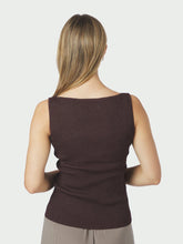 Indlæs billede til gallerivisning NEO NOIR Talia Glitter Knit Top Burgundy
