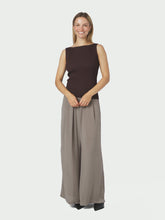 Indlæs billede til gallerivisning NEO NOIR Talia Glitter Knit Top Burgundy
