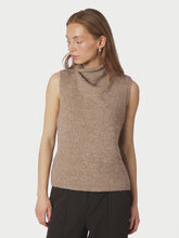 Indlæs billede til gallerivisning NEO NOIR Odelia Knit Top Dark Sand
