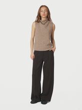 Indlæs billede til gallerivisning NEO NOIR Odelia Knit Top Dark Sand
