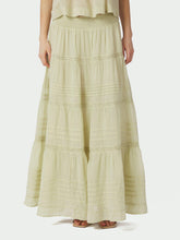 Indlæs billede til gallerivisning NEO NOIR Felicia Voile Skirt Pistachio
