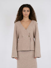 Indlæs billede til gallerivisning NEO NOIR Marie Louise Knit Cardigan Sand
