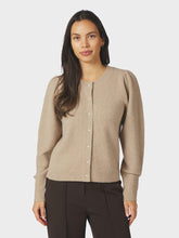 Indlæs billede til gallerivisning NEO NOIR Nuna Knit Cardigan Warm Grey
