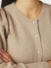 Indlæs billede til gallerivisning NEO NOIR Nuna Knit Cardigan Warm Grey
