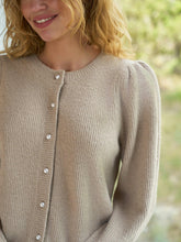 Indlæs billede til gallerivisning NEO NOIR Nuna Knit Cardigan Warm Grey
