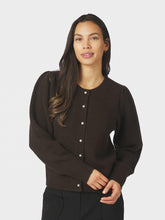 Indlæs billede til gallerivisning NEO NOIR Nuna Cardigan Knit Brown
