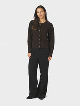 Indlæs billede til gallerivisning NEO NOIR Nuna Cardigan Knit Brown
