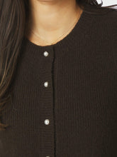 Indlæs billede til gallerivisning NEO NOIR Nuna Cardigan Knit Brown
