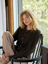 Indlæs billede til gallerivisning NEO NOIR Nuna Cardigan Knit Brown

