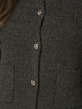 Indlæs billede til gallerivisning NEO NOIR Elbie Knit Cardigan Antracit
