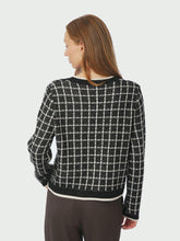 Indlæs billede til gallerivisning NEO NOIR Doro Stitch Knit Cardigan Black
