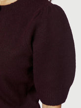 Indlæs billede til gallerivisning NEO NOIR Trudy Deco Knit Cardigan Wine
