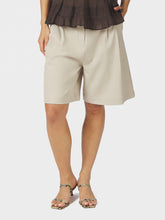 Indlæs billede til gallerivisning NEO NOIR Nika Structure Shorts Creme
