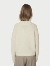 Indlæs billede til gallerivisning NEO NOIR Paulina Fluffy Knit Blouse Off White
