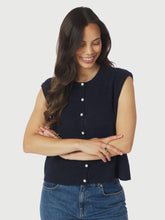 Indlæs billede til gallerivisning NEO NOIR Everest Knit Vest Navy
