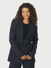 Indlæs billede til gallerivisning NEO NOIR Jemmie Melange Blazer Navy
