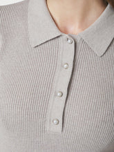 Indlæs billede til gallerivisning NEO NOIR Manama Knit Blouse Warm Grey
