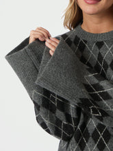 Indlæs billede til gallerivisning NEO NOIR Kick Check Knit Blouse Antracit

