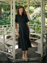 Indlæs billede til gallerivisning NEO NOIR Baia Poplin Dress Sort
