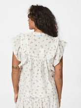 Indlæs billede til gallerivisning NEO NOIR Jayla Small Blossom Top Creme
