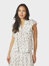 Indlæs billede til gallerivisning NEO NOIR Jayla Small Blossom Top Blue
