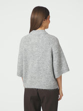 Indlæs billede til gallerivisning NEO NOIR Benuta Fluffy Knit Cardigan Grey Melange
