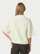 Indlæs billede til gallerivisning NEO NOIR Benuta Fluffy Knit Cardigan Light Yellow
