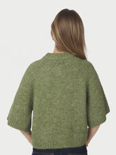 Indlæs billede til gallerivisning NEO NOIR Benuta Fluffy Knit Cardigan Green
