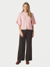 Indlæs billede til gallerivisning NEO NOIR Benuta Fluffy Knit Cardigan Pink
