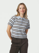 Indlæs billede til gallerivisning NEO NOIR Mulann Polo Knit Blouse Light Blue
