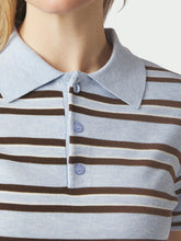 Indlæs billede til gallerivisning NEO NOIR Mulann Polo Knit Blouse Light Blue
