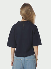 Indlæs billede til gallerivisning NEO NOIR Cunna Knit Blouse Navy
