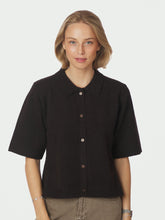 Indlæs billede til gallerivisning NEO NOIR Cunna Knit Blouse Dark Brown
