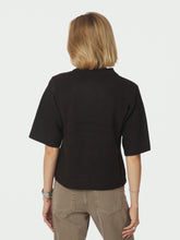 Indlæs billede til gallerivisning NEO NOIR Cunna Knit Blouse Dark Brown
