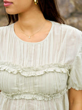 Indlæs billede til gallerivisning NEO NOIR Kiril S Voile Blouse Pistachio
