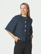 Indlæs billede til gallerivisning NN Rosella Boucle Mini Jacket Navy
