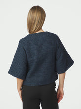 Indlæs billede til gallerivisning NN Rosella Boucle Mini Jacket Navy
