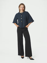 Indlæs billede til gallerivisning NN Rosella Boucle Mini Jacket Navy
