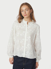 Indlæs billede til gallerivisning NEO NOIR Oda Deco Emb Shirt White
