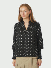 Indlæs billede til gallerivisning NEO NOIR Camisa Print Blouse Black
