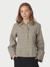 Indlæs billede til gallerivisning NEO NOIR Rosa Checked Shirt Beige

