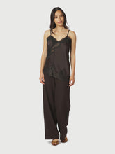 Indlæs billede til gallerivisning NEO NOIR Viole Lace Top Dark Brown
