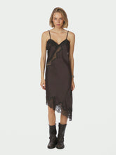 Indlæs billede til gallerivisning NEO NOIR Sorelle Lace Dress Dark Brown
